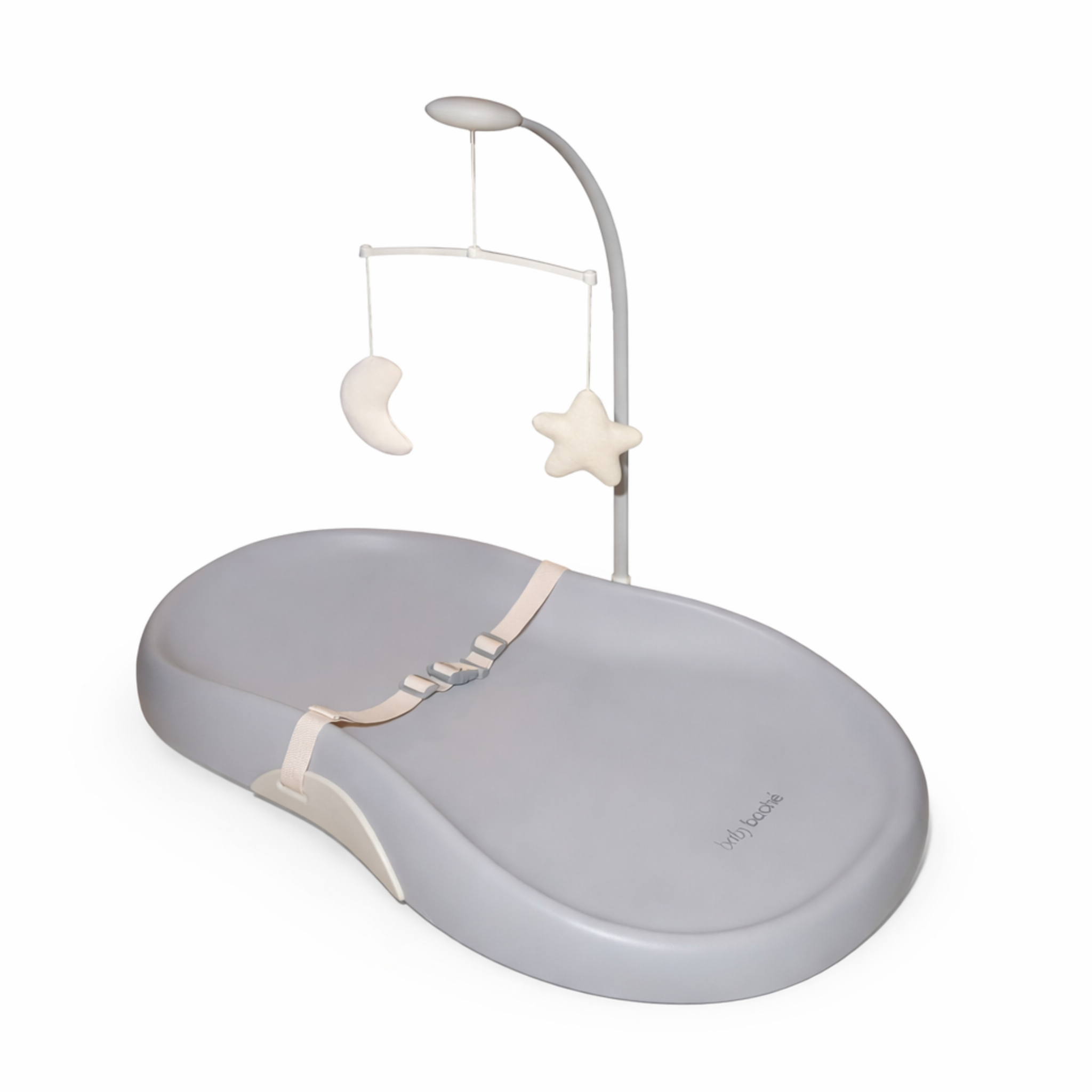 Contoured Baby Changing Pad with Toy Bar